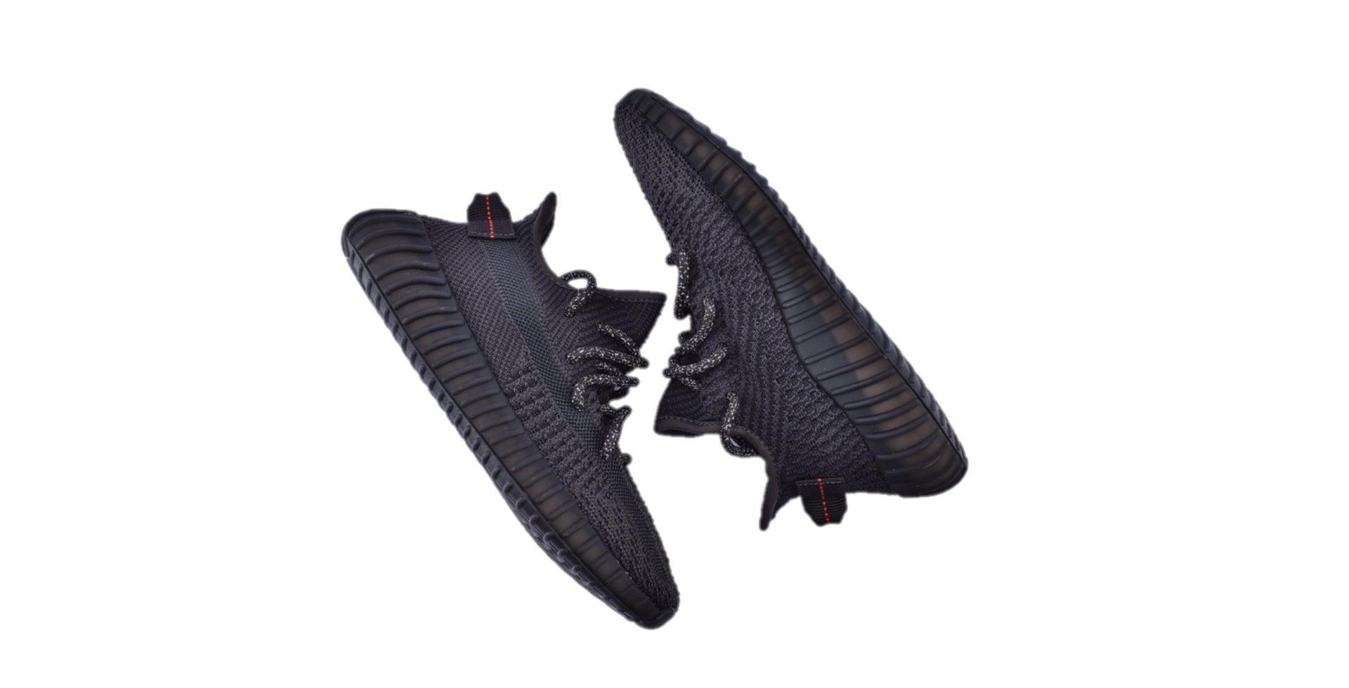 Adidas Yeezy Boost 350 V2 Black (Non-Reflective) / ייזי 350 אדידס – תמונה 7