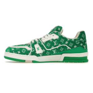 Louis Vuitton LV Trainer Green Monogram Textile